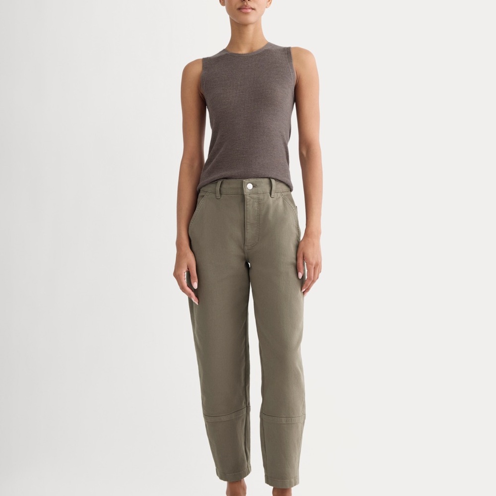 Everlane the Utility Barrel Pant in Kalamata